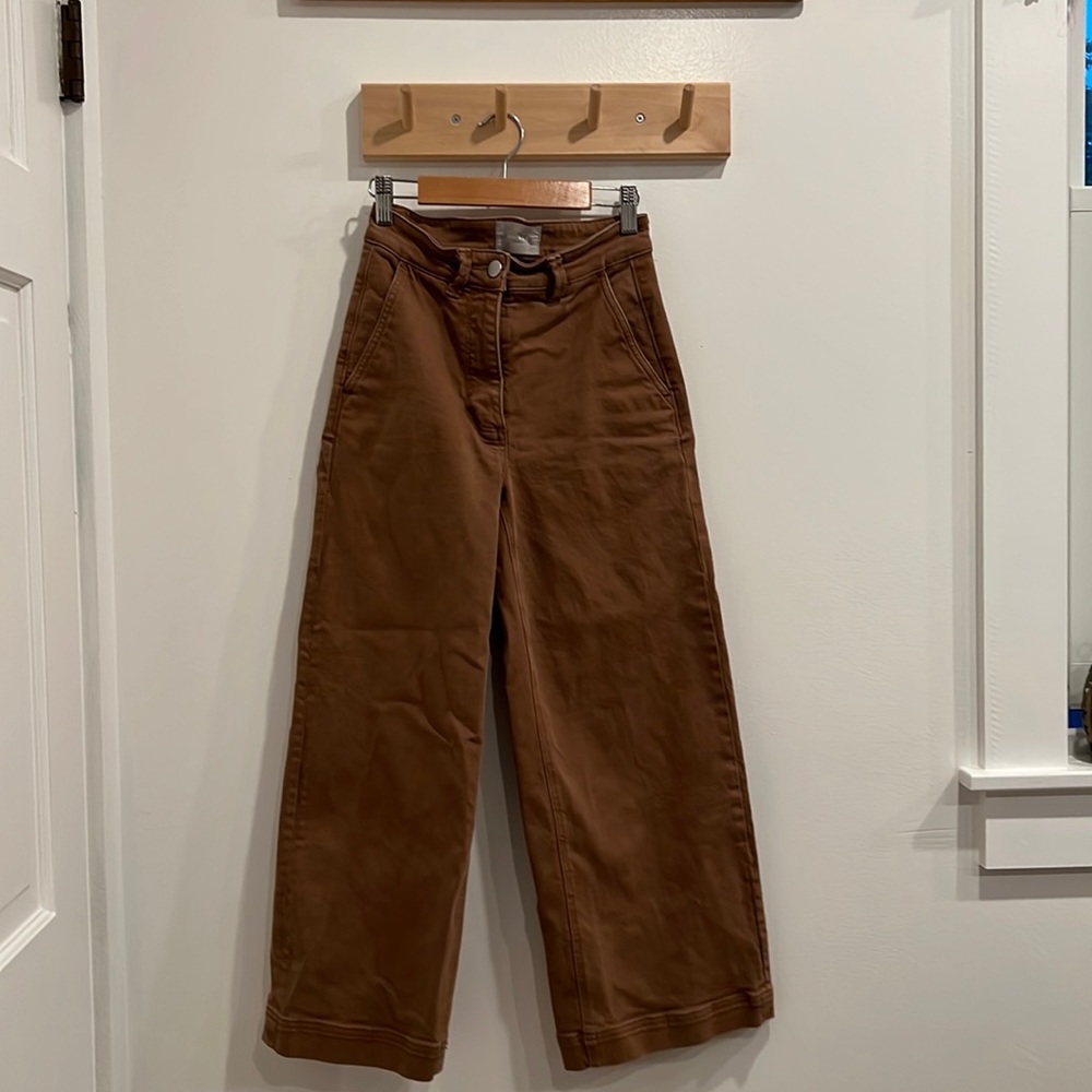 Everlane Cropped Wide Short Pants